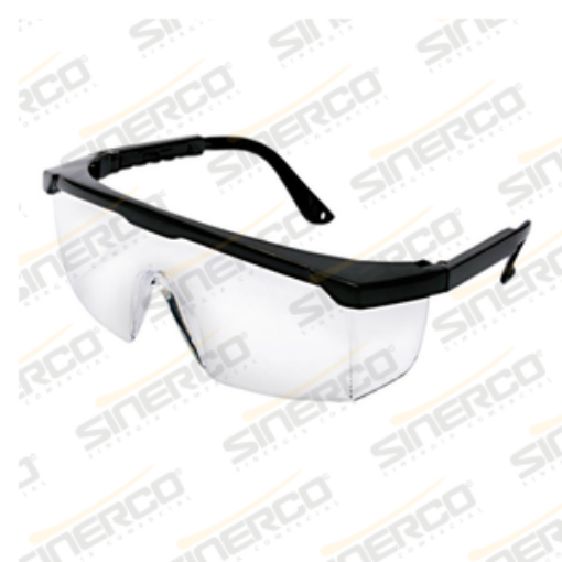 Imagen de LENTE SEGURIDAD CLARO + ARMAZON NEGRO