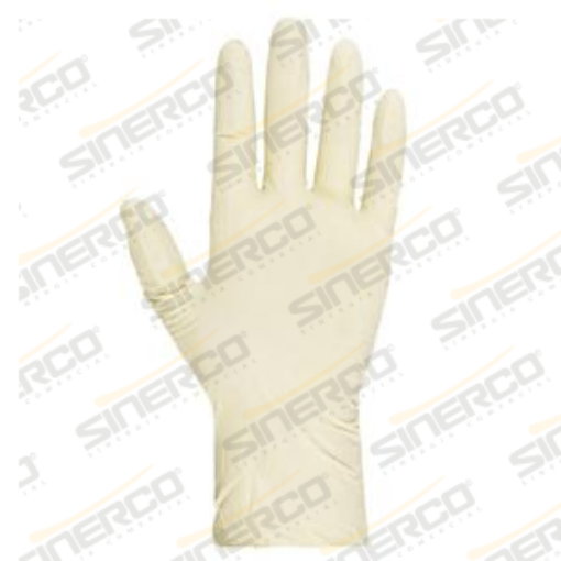 Imagen de GUANTE LATEX DESECHABLE LIBRE DE POLVO TALLA GDE