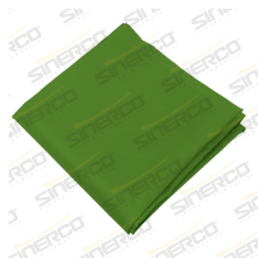 Imagen de TELA IGNIFUGA 300 SATIN AWSR 1.60X1 M. VERDE JADE