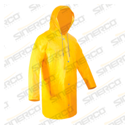 Imagen de GABARDINA IMPERMEABLE CORTA AMARILLA GRANDE