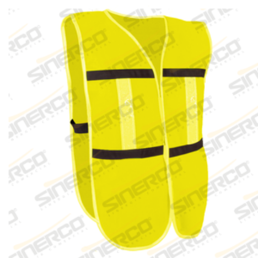 Imagen de CHALECO DE MALLA AMARILLO CON REFLEJANTE