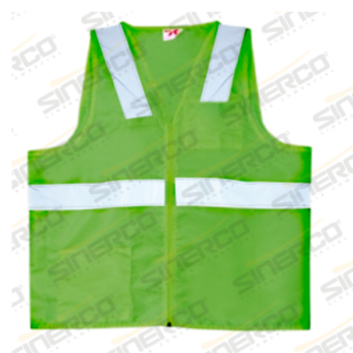 Imagen de CHALECO ALTA VISIBILIDAD VERDE TALLA "XL"