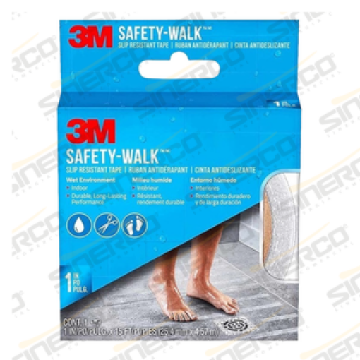 Imagen de 7640NA -3M CINTA SAFETY WALK 0.025X4.5M BAÑO TRANS