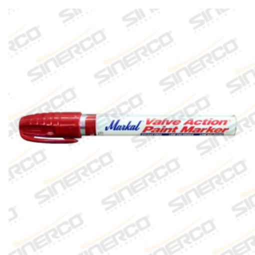 Imagen de MARCADOR PARA METAL 096822 ROJO MARKAL