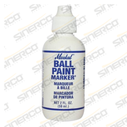Imagen de MARCADOR BLANCO BALL PAINT MARKER MARKAL