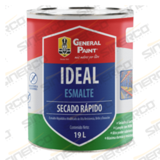 Imagen de GALON IDEAL SECADO RAPIDO AMARILLO ORO
