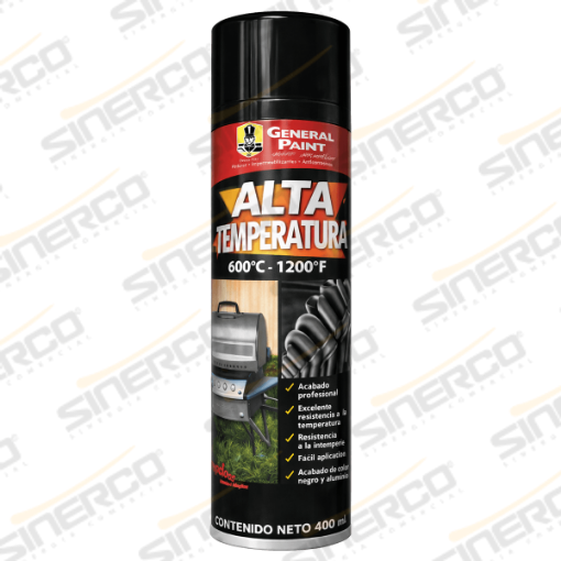 Imagen de PINTURA EN AEROSOL A2360 NEGRO ALTA TEMPERATURA    