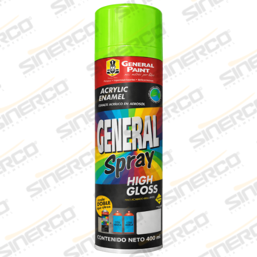 Imagen de PINTURA EN AEROSOL A2701 VERDE FLUORESCENTE        