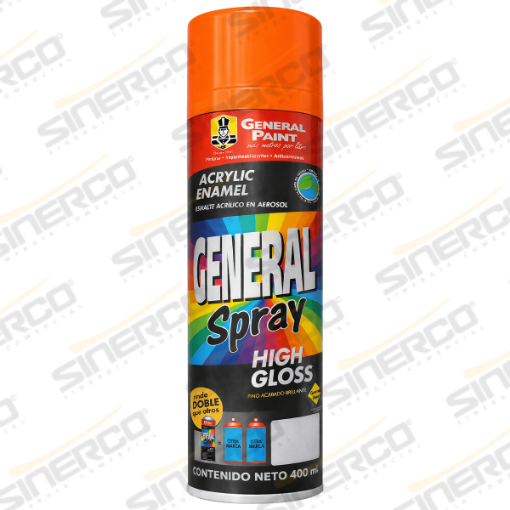 Imagen de PINTURA EN AEROSOL A2702 NARANJA FLUORESCENTE      