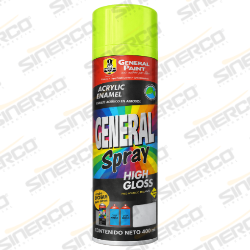 Imagen de PINTURA EN AEROSOL A2703 AMARILLO FLUORESCENTE     