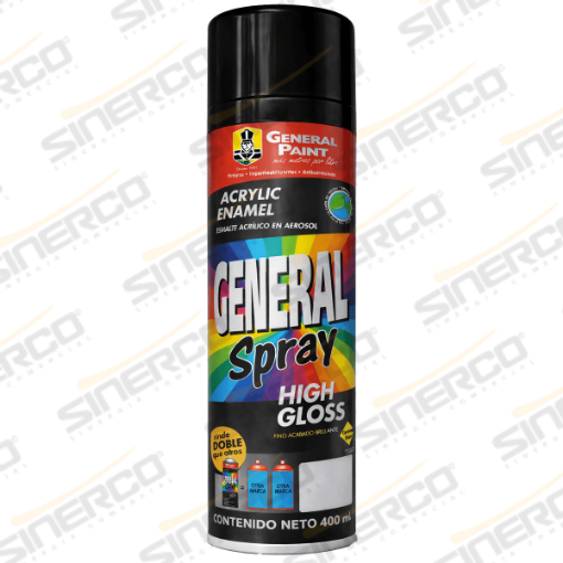 Imagen de PINTURA EN AEROSOL A2302 NEGRO BRILLANTE           