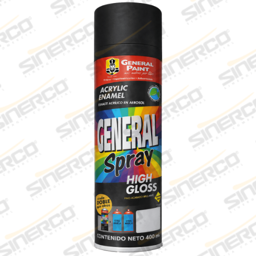 Imagen de PINTURA EN AEROSOL A2694 NEGRO MATE                