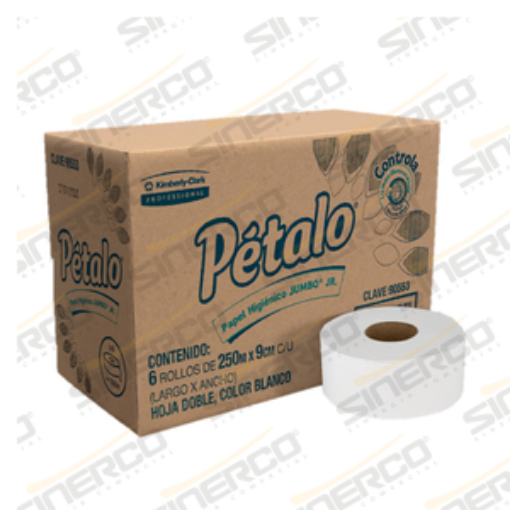 Imagen de KCP 90553 PETALO HIGIENICO JUMBO JR 250 M X 9 CM X 6 ROLLOS HD OLOR NEUTRO