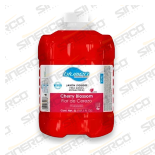 Imagen de KCP 91794 BLUMEN PROFESSIONAL JABON LIQUIDO PARA MANOS CHERRY ANTIBACTERIAL 2X5LT