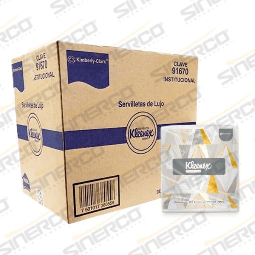 Imagen de SERVILLETAS TRADICIONAL KLEENEX® DE LUJO 100'S X 12